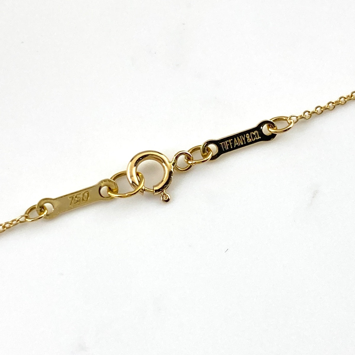 バイセル公式】ティファニー オープン ティア ドロップ ネックレス YG