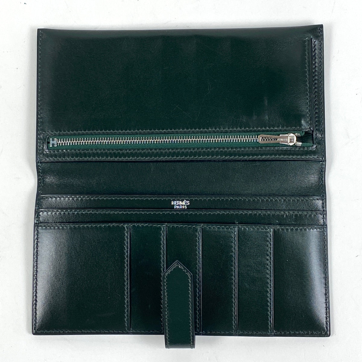 バイセル公式】エルメス ベアン クラシック Hロゴ 長財布 ボックス