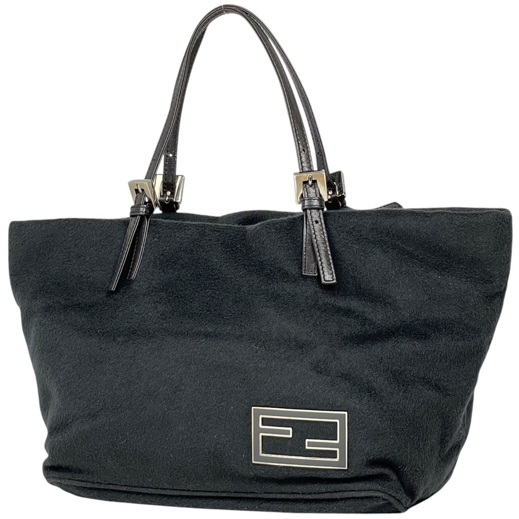 フェンディ ズッカロゴ ハンドバッグ トートバッグ ハンドバッグ ファブリック ブラック 26634 レディース 【中古】brbag