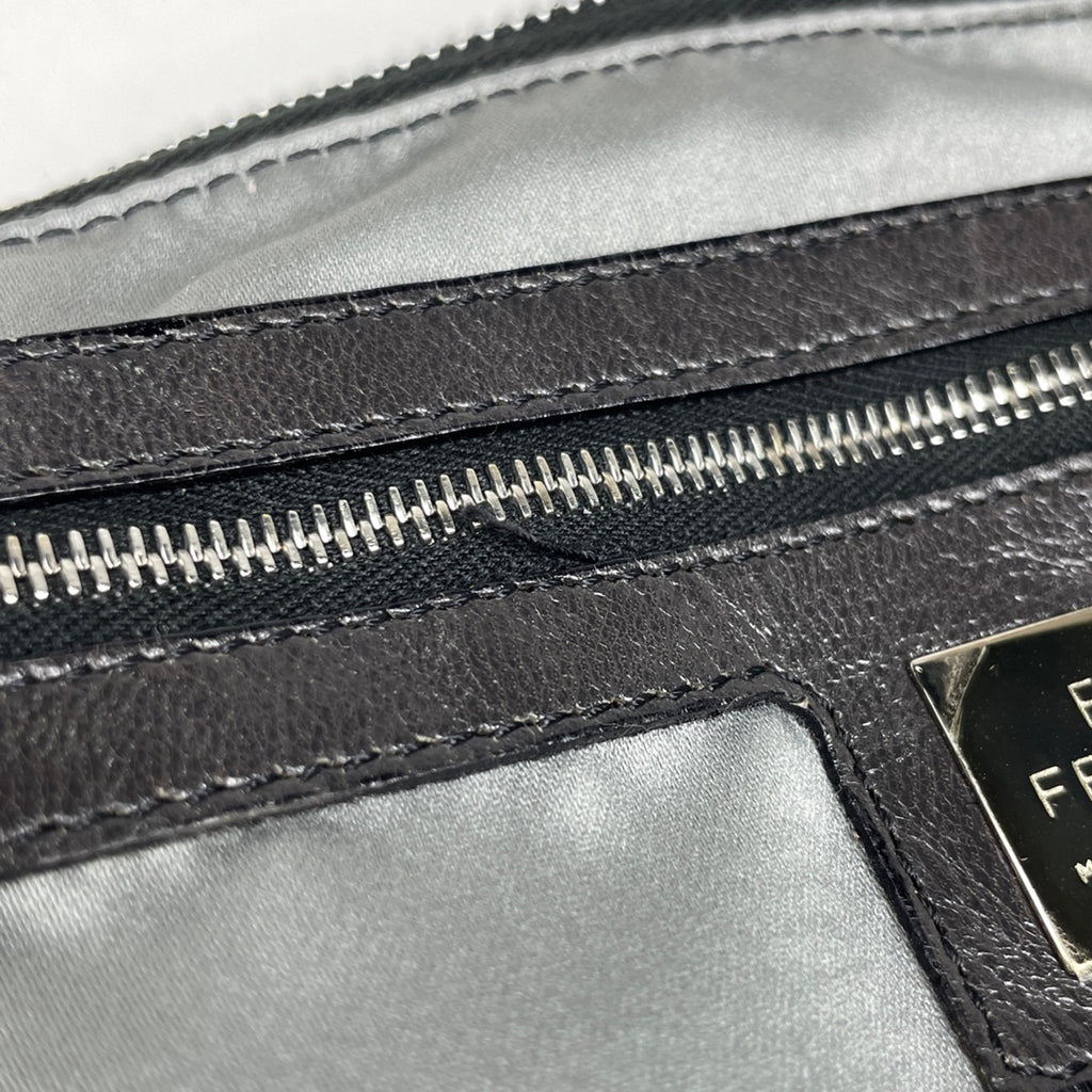 フェンディ ズッカロゴ ハンドバッグ トートバッグ ハンドバッグ ファブリック ブラック 26634 レディース 【中古】brbag