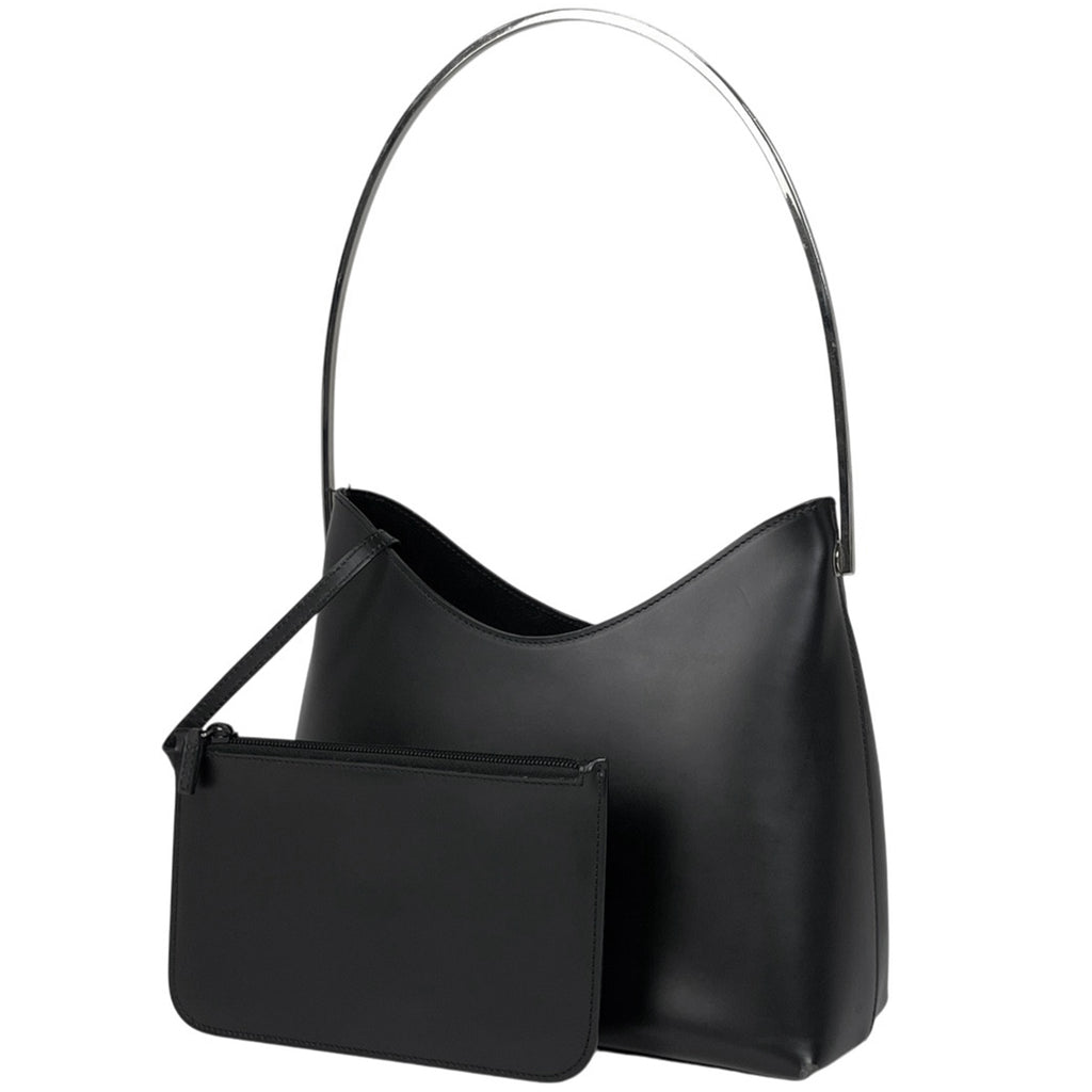 グッチ ロゴ ハンドバッグ ショルダーバッグ ハンドバッグ レザー ブラック 0011978 レディース 【中古】brbag