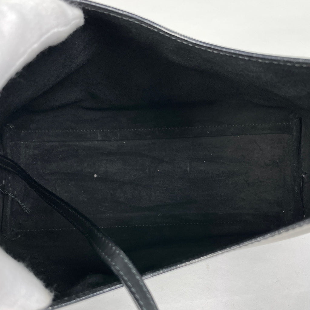 グッチ ロゴ ハンドバッグ ショルダーバッグ ハンドバッグ レザー ブラック 0011978 レディース 【中古】brbag