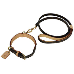 ルイ・ヴィトン レッス バクスター MM/コリエ バクスター MM リード 首輪 モノグラム ブラウン M58056/M58071 レディース 【中古】brbag