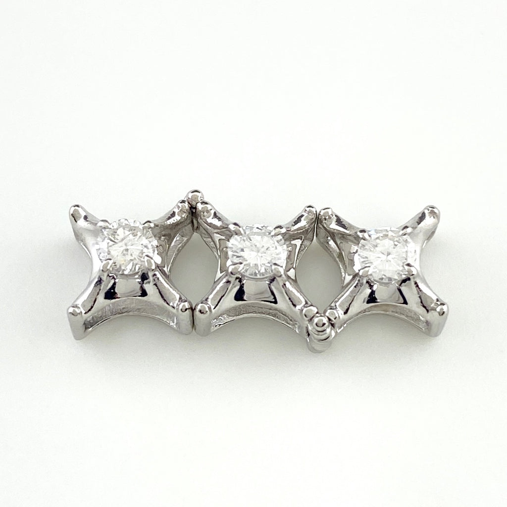 メレダイヤ デザインペンダントトップ プラチナ ペンダントトップ Pt900 ダイヤモンド レディース 【中古】nbjwl