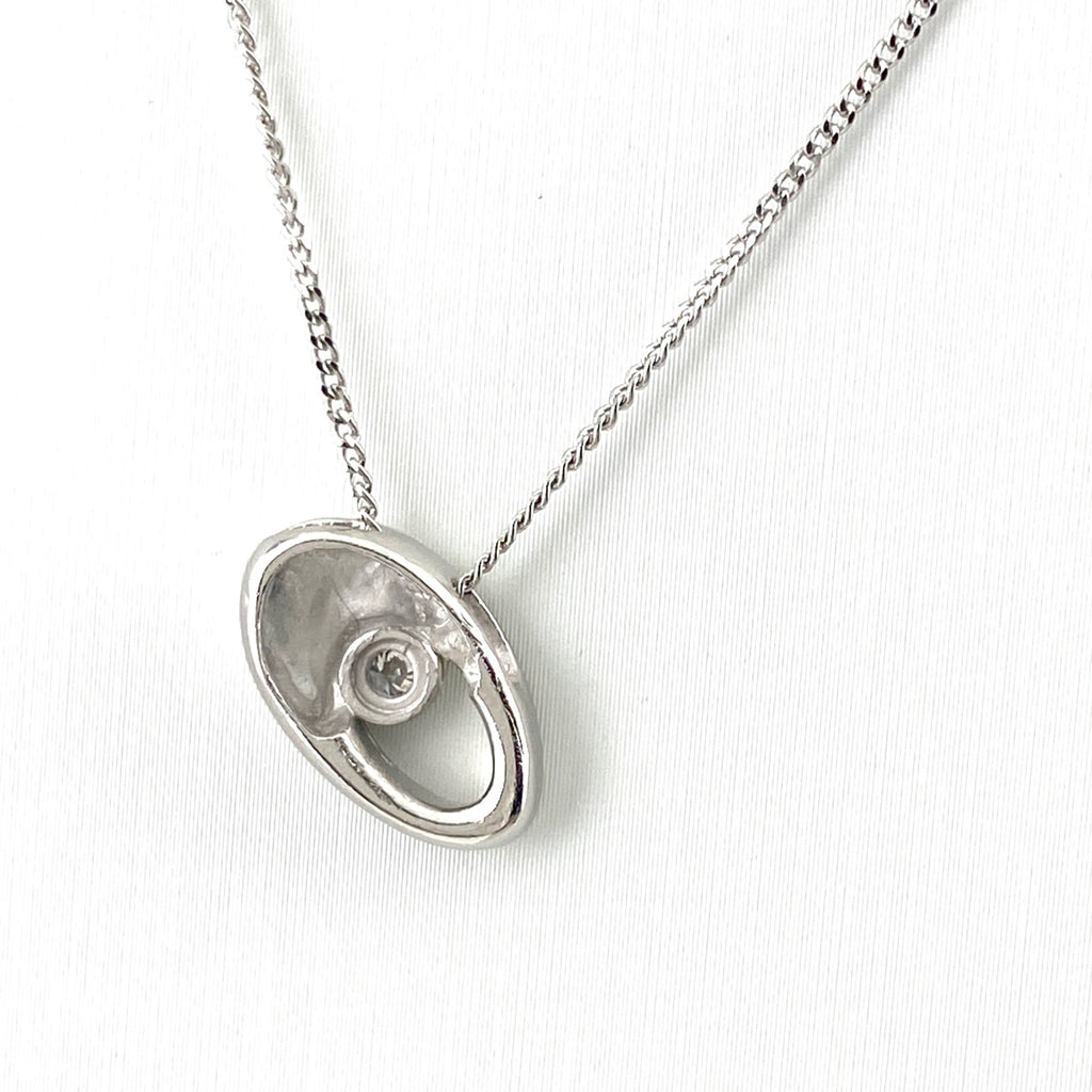 メレダイヤ デザインネックレス プラチナ ペンダント ネックレス Pt900 Pt850 ダイヤモンド レディース 【中古】nbjwl