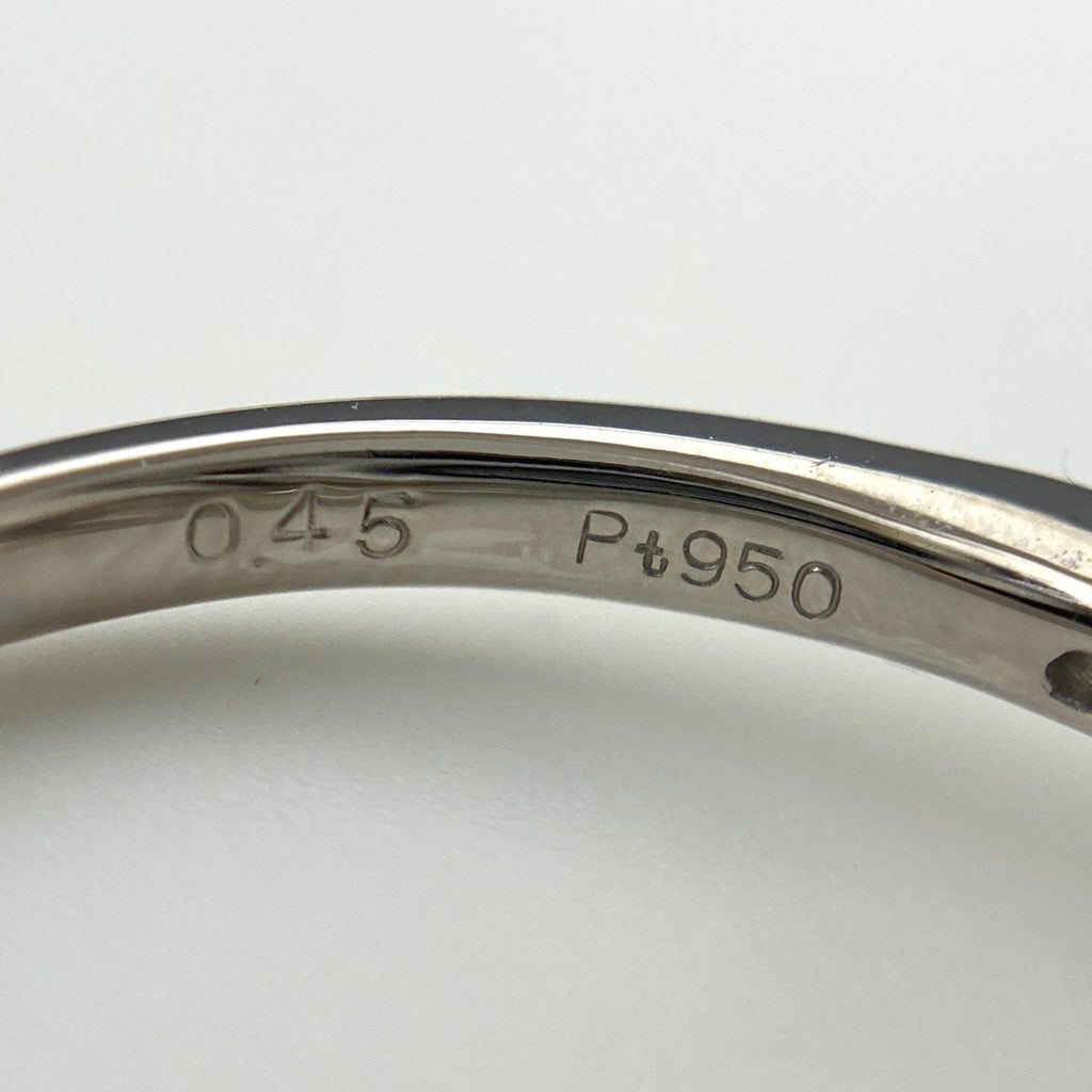 ヴァンドーム青山 メレダイヤ デザインリング プラチナ 指輪 リング 8号 Pt950 ダイヤモンド レディース 【中古】brjwl
