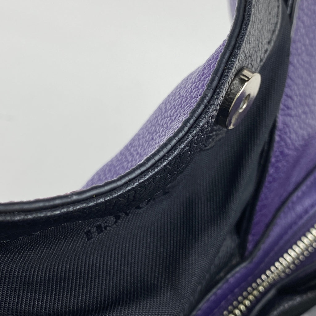 コーチ ロゴ ハンドバッグ 手提げ 肩掛け ハンドバッグ レザー パープル 36468 レディース 【中古】brbag