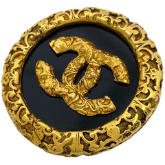 シャネル ココマーク ラウンド ブローチ 丸型 	サークル ブローチ GP ゴールド レディース 【中古】bracc