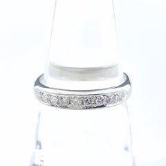 メレダイヤ デザインリング プラチナ 指輪 リング 10.5号 Pt900 ダイヤモンド レディース 【中古】nbjwl