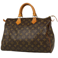 ルイ・ヴィトン スピーディ 35 ボストンバッグ 通勤 ハンドバッグ モノグラム ブラウン M41524 レディース 【中古】brbag