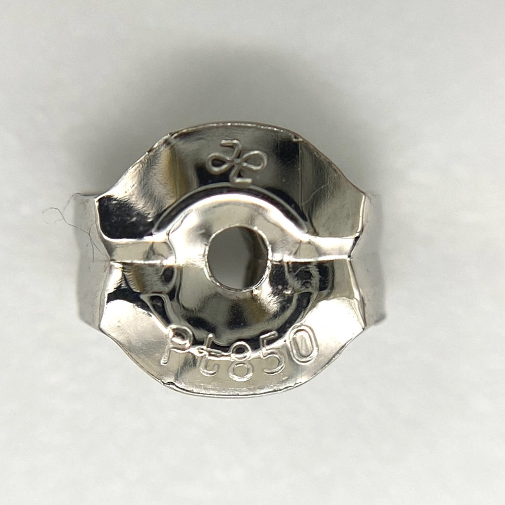 ルビー デザインピアス プラチナ メレダイヤ ピアス Pt850 ルビー ダイヤモンド レディース 【中古】nbjwl