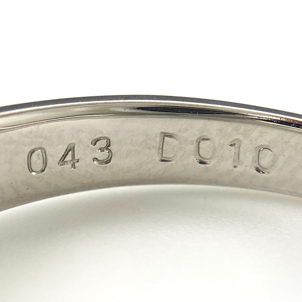 ダイヤモンド デザインリング プラチナ 指輪 メレダイヤ リング 10号 Pt900 ダイヤモンド レディース 【中古】nbjwl
