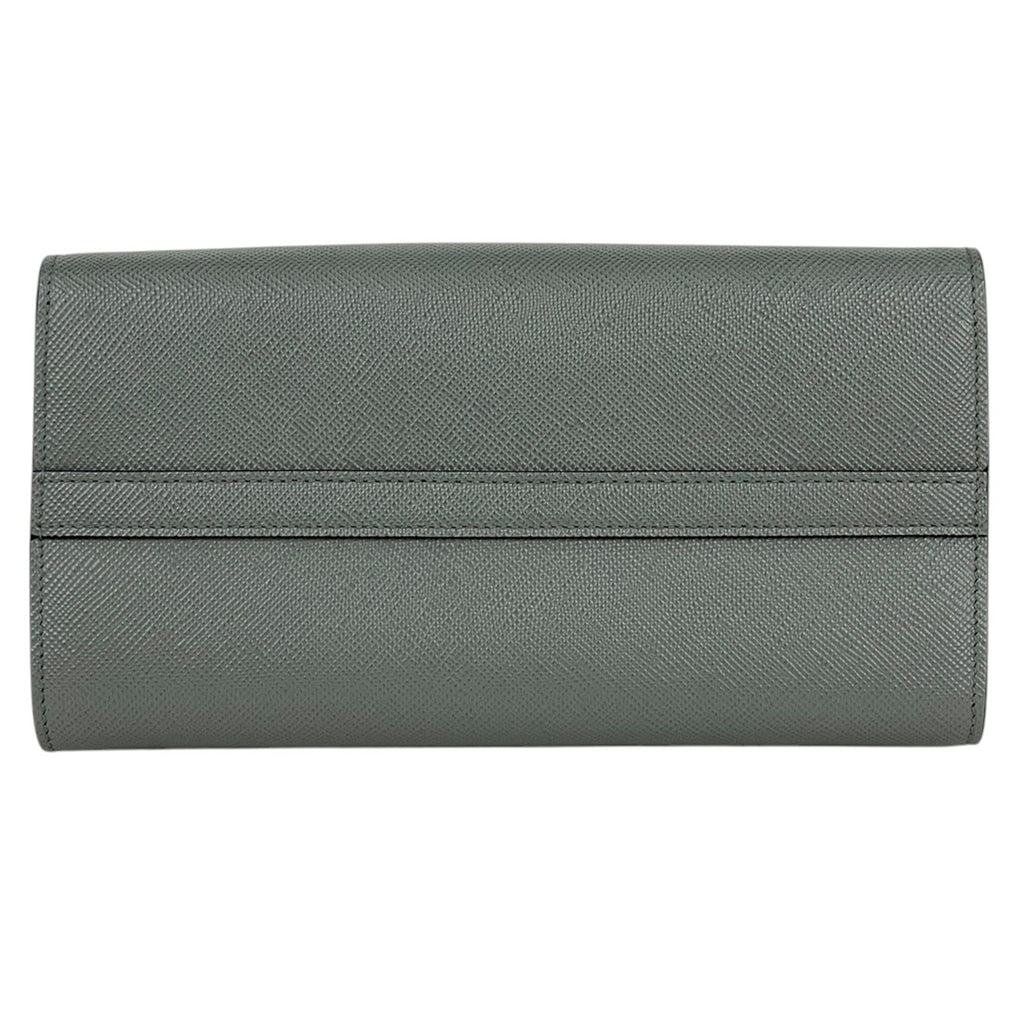 プラダ モノクローム スモールバッグ 2WAY ショルダーバッグ ハンドバッグ レザー グレー 1BA156 レディース 【中古】brbag