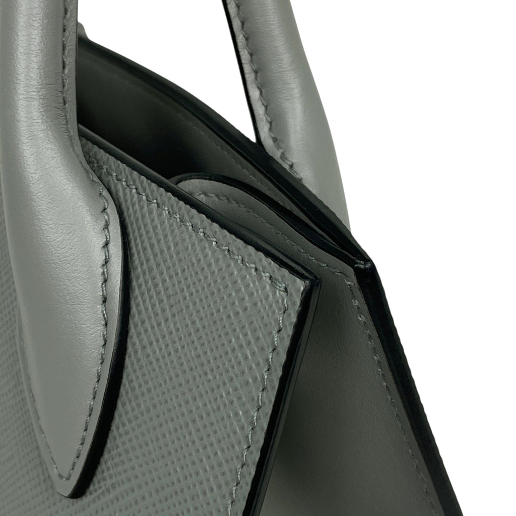プラダ モノクローム スモールバッグ 2WAY ショルダーバッグ ハンドバッグ レザー グレー 1BA156 レディース 【中古】brbag