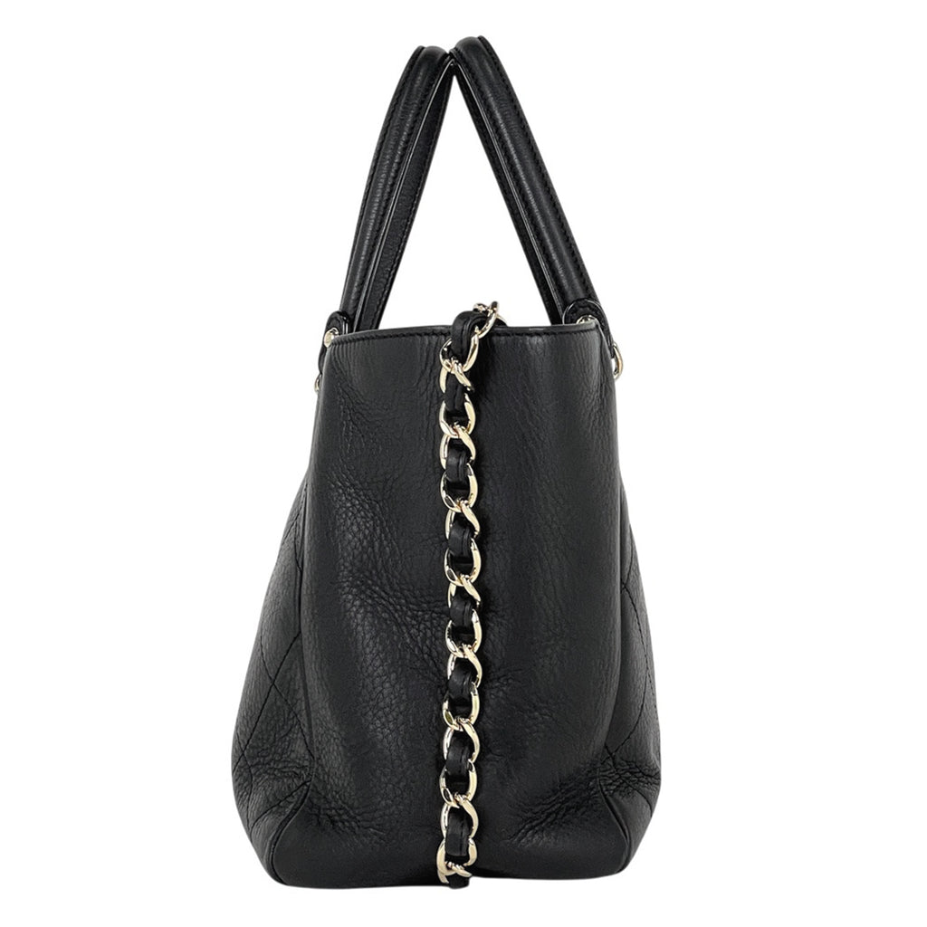 シャネル ココマーク ハンドバッグ 2WAY チェーン ショルダーバッグ ハンドバッグ レザー ブラック AS0356 レディース 【中古】brbag