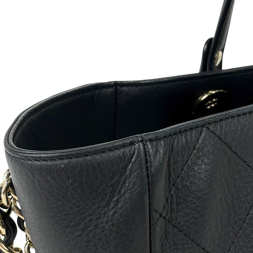 シャネル ココマーク ハンドバッグ 2WAY チェーン ショルダーバッグ ハンドバッグ レザー ブラック AS0356 レディース 【中古】brbag