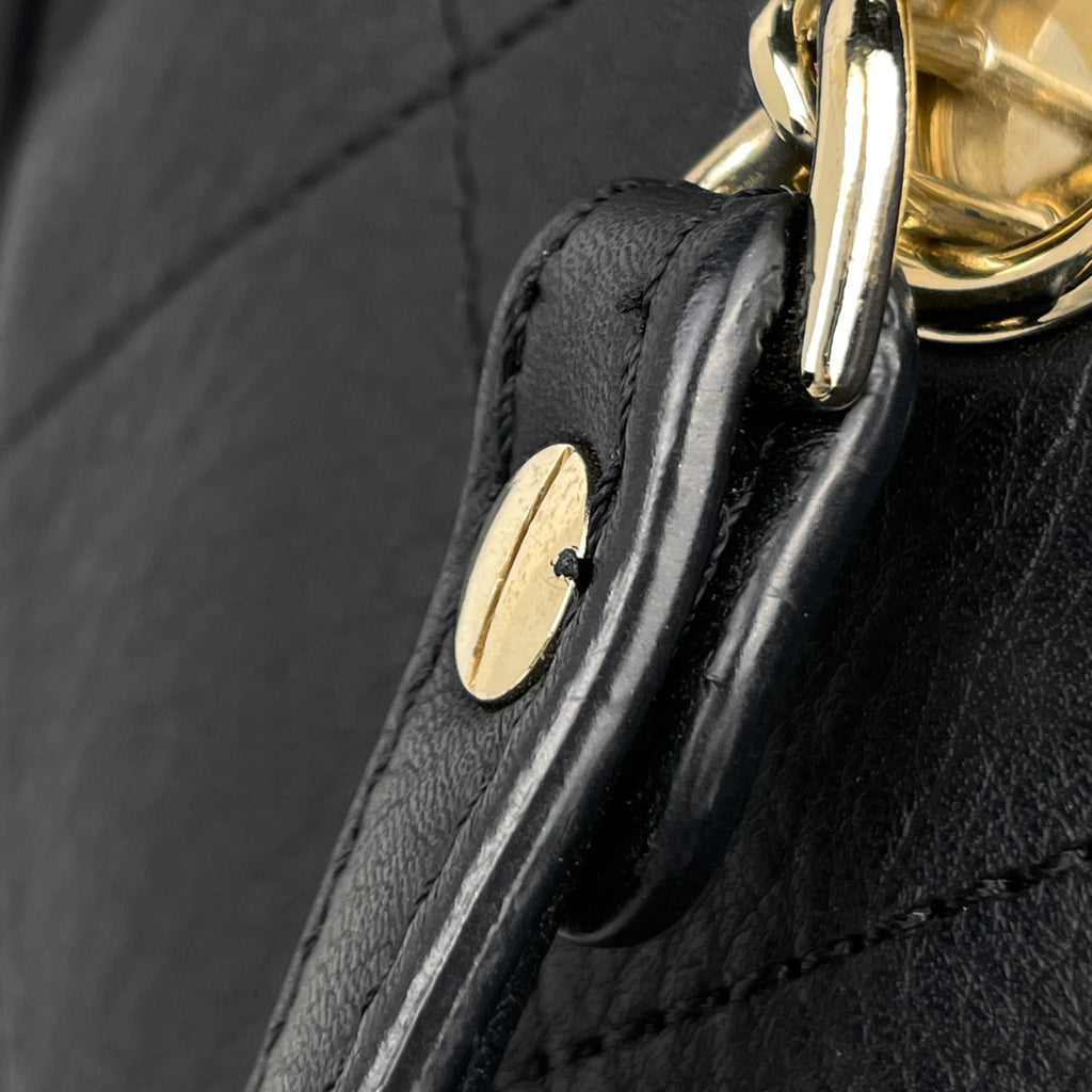 シャネル ココマーク ハンドバッグ 2WAY チェーン ショルダーバッグ ハンドバッグ レザー ブラック AS0356 レディース 【中古】brbag