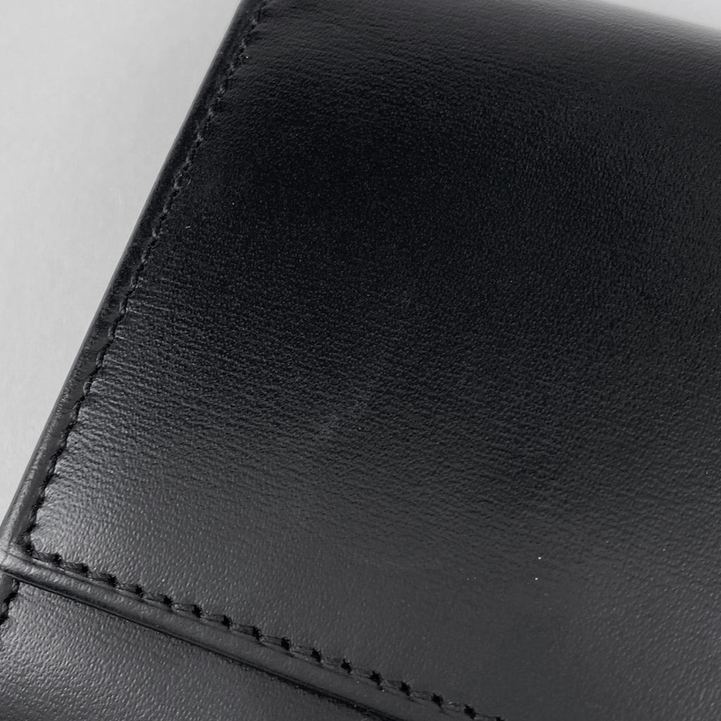 カルティエ マストライン コインケース 小銭入れ コインケース レザー ブラック レディース 【中古】brbag