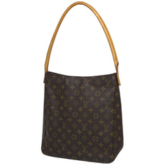ルイ・ヴィトン ルーピング GM 肩掛け ワンショルダー ショルダーバッグ モノグラム ブラウン M51145 レディース 【中古】brbag