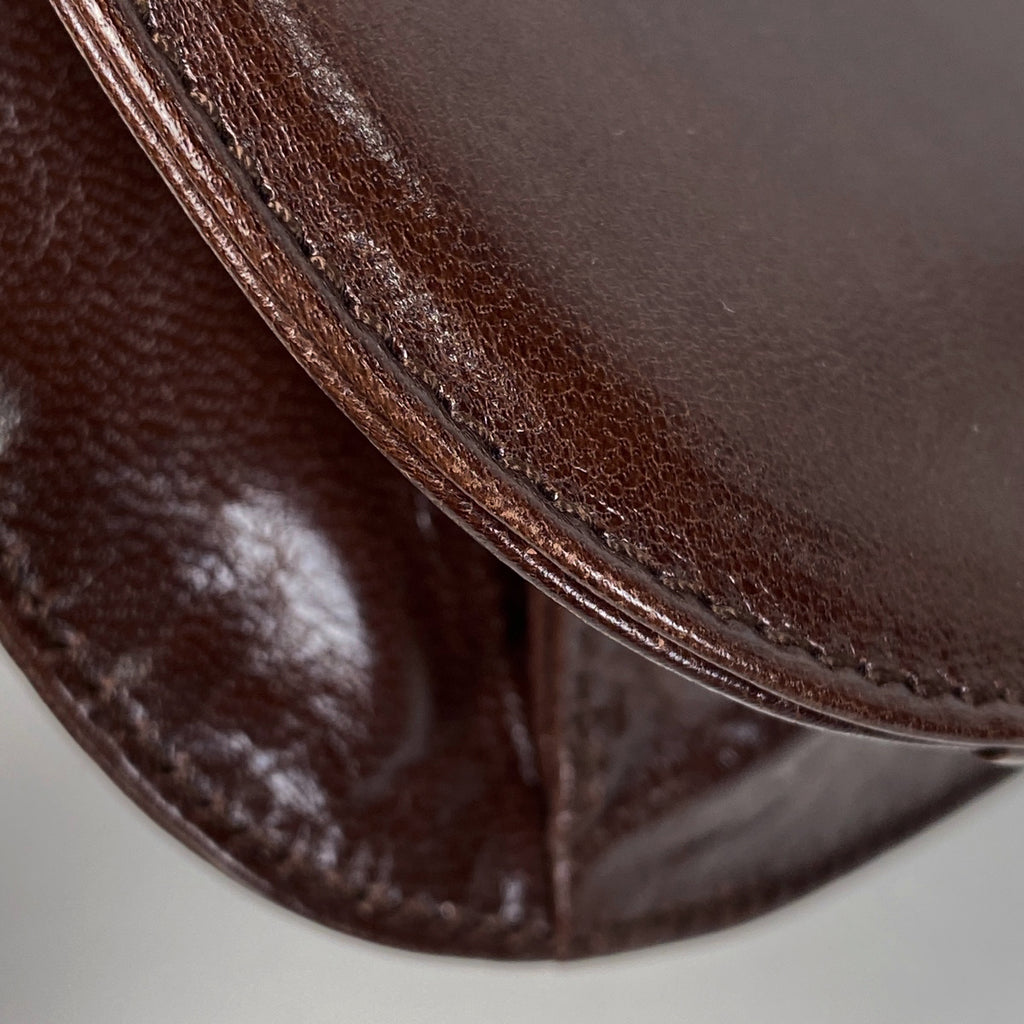 プラダ ロゴ チェーン ショルダーバッグ ワンショルダー ショルダーバッグ レザー ブラウン レディース 【中古】brbag