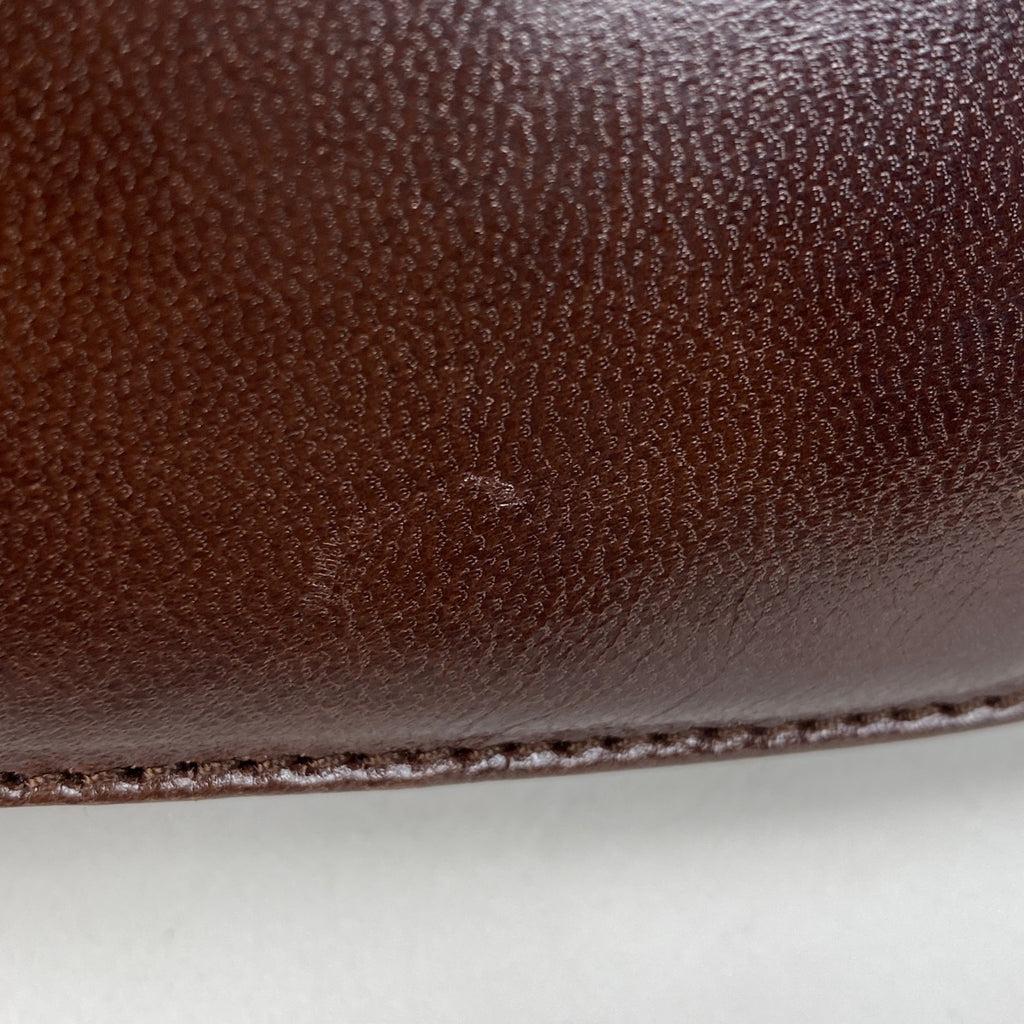 プラダ ロゴ チェーン ショルダーバッグ ワンショルダー ショルダーバッグ レザー ブラウン レディース 【中古】brbag