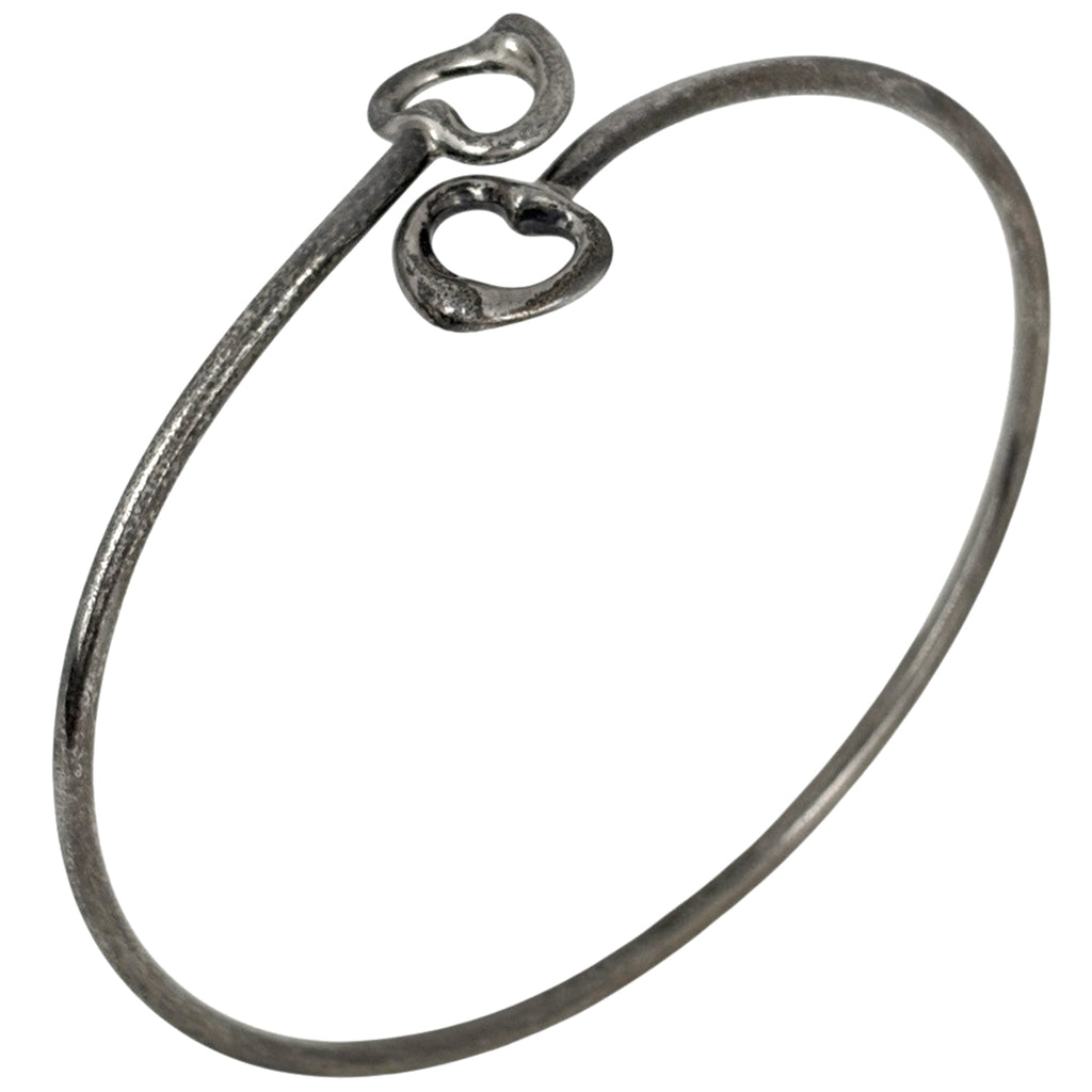 ティファニー オープンハート バングル シルバー925 シルバー レディース 中古 bracc