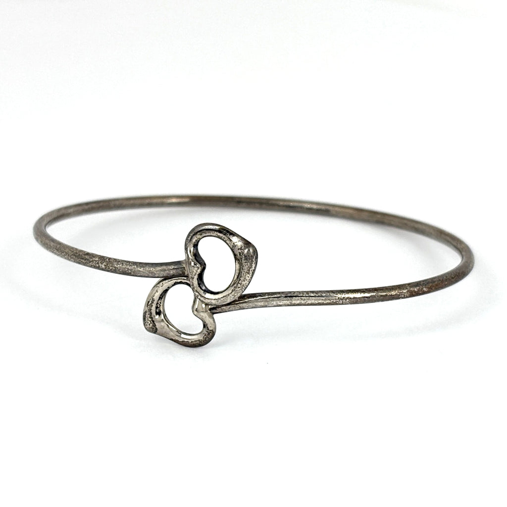 ティファニー オープンハート バングル シルバー925 シルバー レディース 中古 bracc