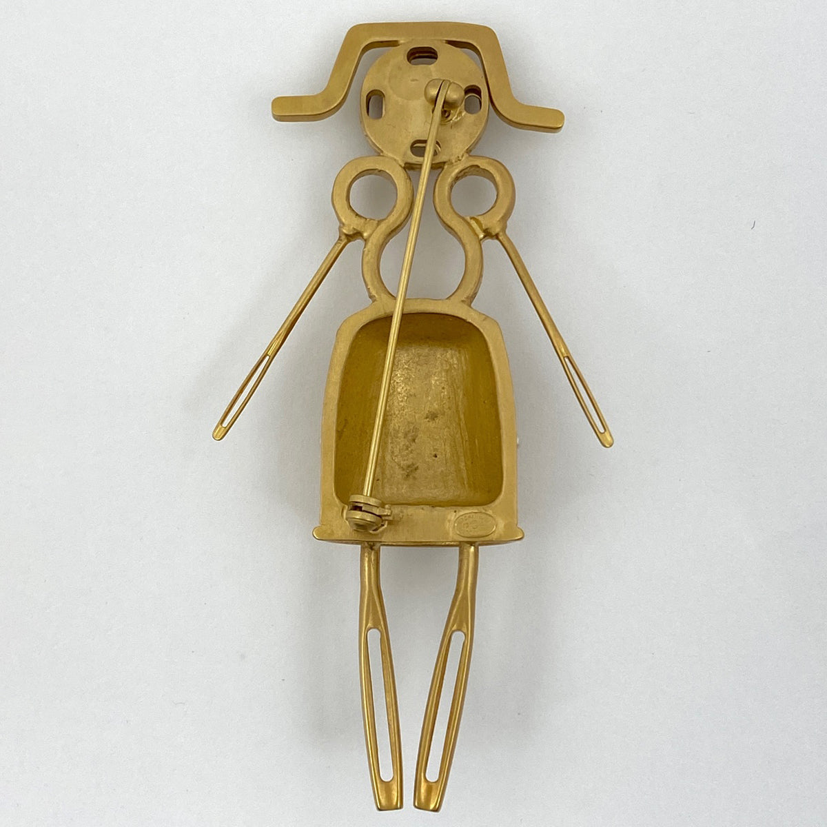 バイセル公式】シャネル ドールモチーフ ブローチ ソーイング ブローチ