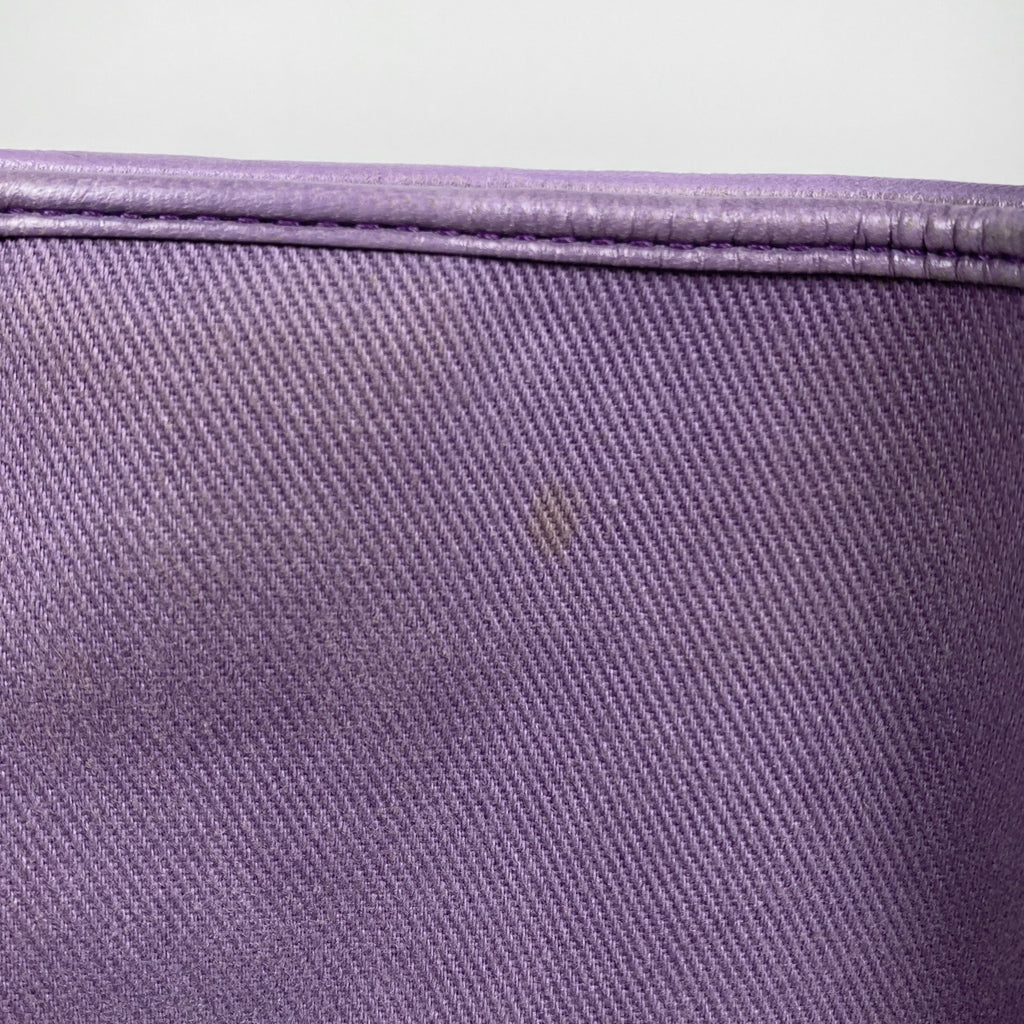 イヴ・サンローラン ロゴ ショルダーバッグ YSL 斜め掛け ショルダーバッグ キャンバス パープル レディース 【中古】brbag