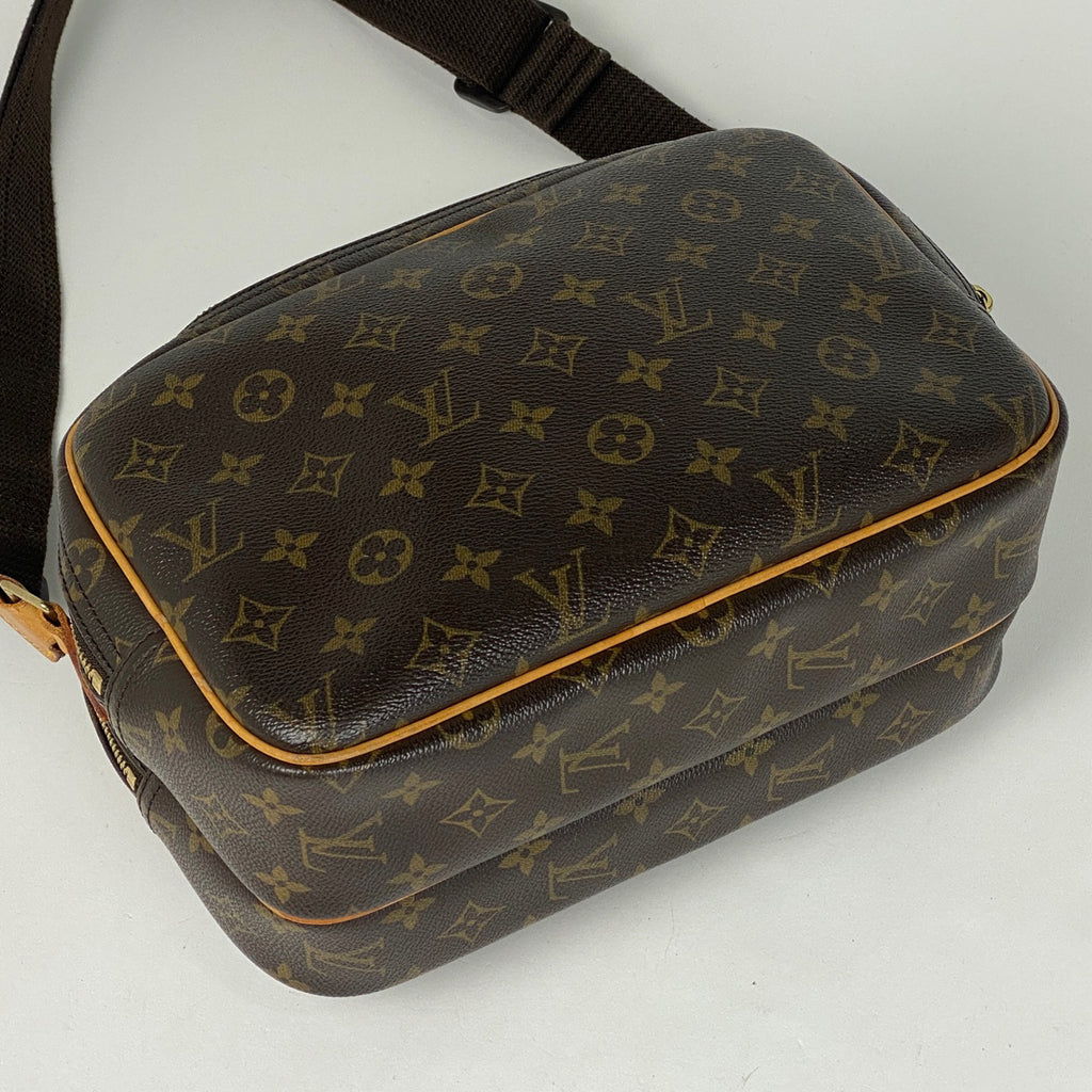 ルイ・ヴィトン リポーター PM 斜め掛け ショルダーバッグ モノグラム ブラウン M45254 レディース 【中古】brbag