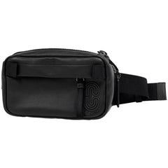 コーチ ミニ エッジ ベルト バッグ ウエストポーチ ロゴ ボディバッグ レザー ブラック 6786 メンズ 【中古】brbag