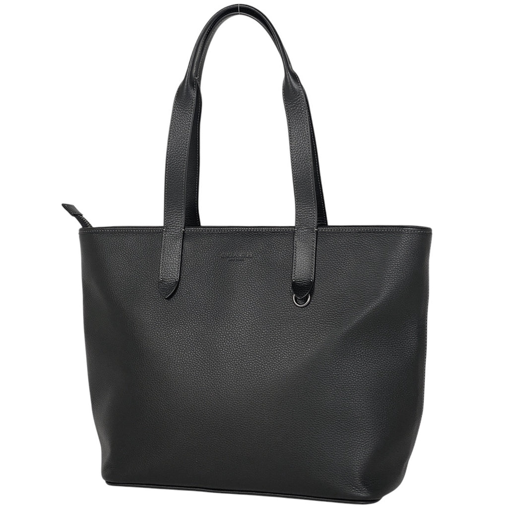コーチ サリバン トート ショルダーバッグ 肩掛け ロゴ トートバッグ レザー ブラック C9876 メンズ 【中古】brbag