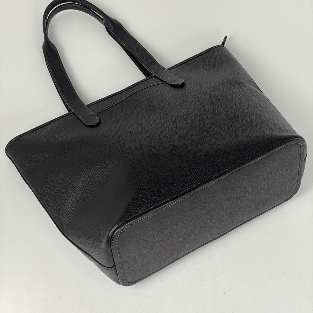 コーチ サリバン トート ショルダーバッグ 肩掛け ロゴ トートバッグ レザー ブラック C9876 メンズ 【中古】brbag