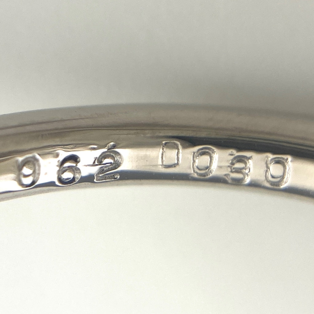 サファイア デザインリング プラチナ 指輪 メレダイヤ リング 9.5号 Pt900 サファイア ダイヤモンド レディース 【中古】nbjwl