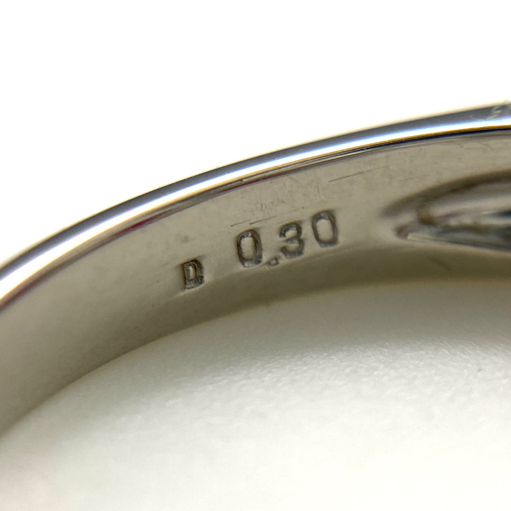 ルビー デザインリング プラチナ 指輪 メレダイヤ リング 10号 Pt900 ルビー ダイヤモンド レディース 【中古】nbjwl