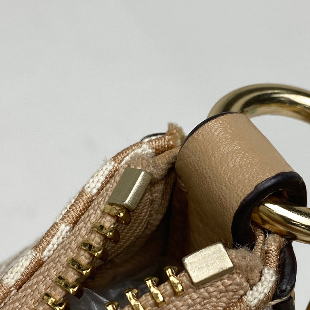 コーチ ロゴ ハンドバッグ 2WAY ショルダーバッグ ハンドバッグ キャンバス ベージュ 28892 レディース 【中古】brbag