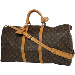 ルイ・ヴィトン キーポル バンドリエール 55 2WAY ショルダーバッグ ボストンバッグ モノグラム ブラウン M41414 レディース 【中古】brbag