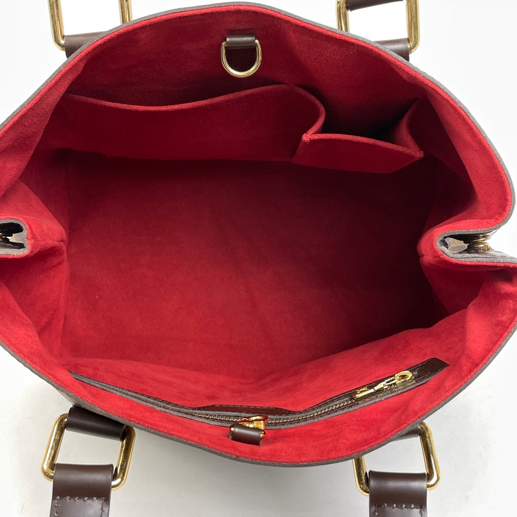ルイ・ヴィトン ハムステッド PM ショルダーバッグ トートバッグ ダミエ ブラウン N51205 レディース 【中古】brbag