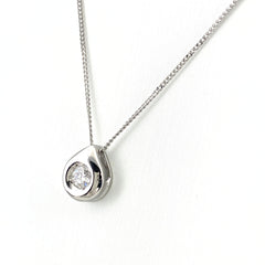 メレダイヤ デザインネックレス プラチナ ペンダント ネックレス Pt900 Pt850 ダイヤモンド レディース 【中古】nbjwl