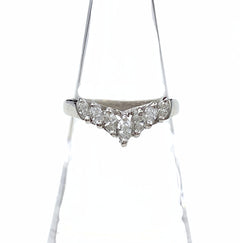 メレダイヤ デザインリング プラチナ 指輪 リング 12.5号 Pt900 ダイヤモンド レディース 【中古】nbjwl