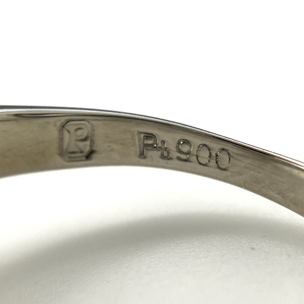 メレダイヤ デザインリング プラチナ 指輪 リング 12.5号 Pt900 ダイヤモンド レディース 【中古】nbjwl