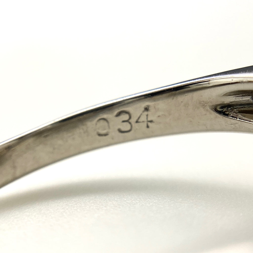 メレダイヤ デザインリング プラチナ 指輪 リング 12.5号 Pt900 ダイヤモンド レディース 【中古】nbjwl