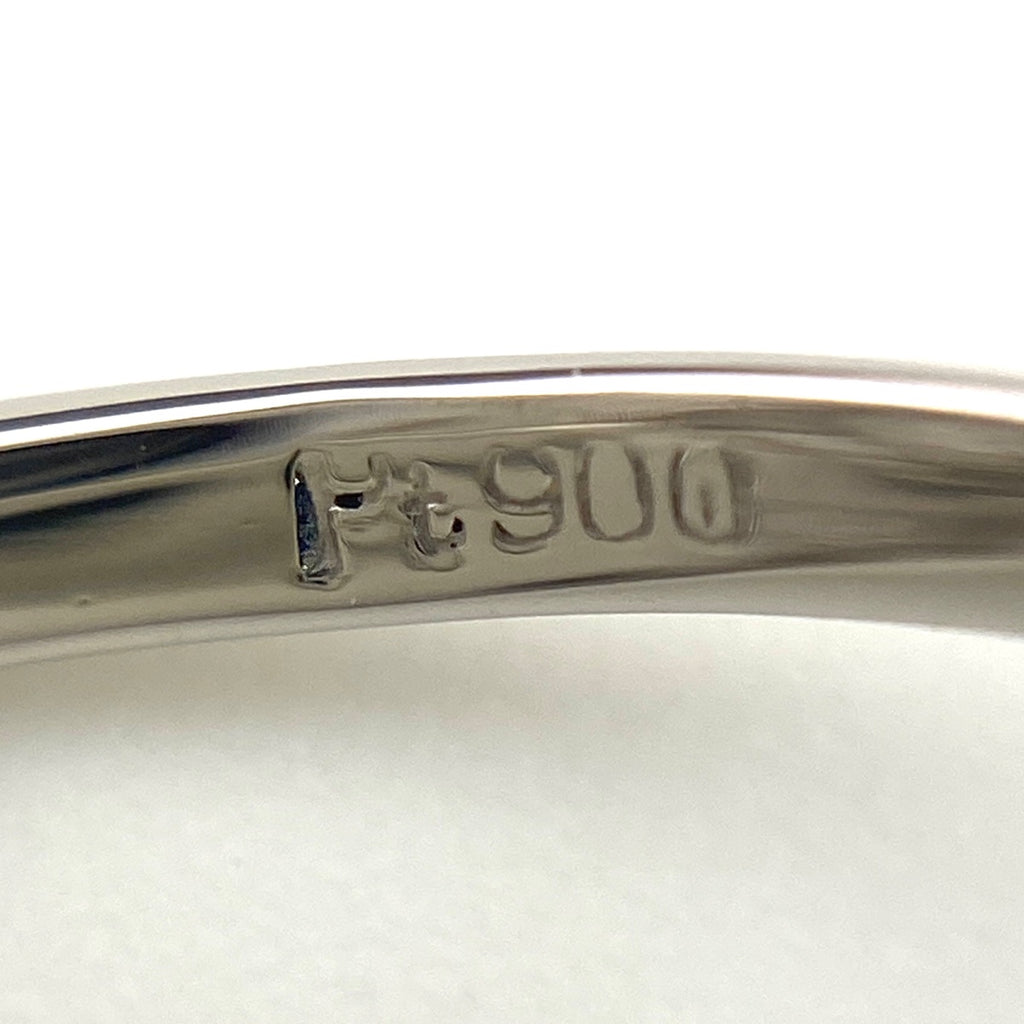 メレダイヤ デザインリング プラチナ 指輪 リング 9.5号 Pt900 ダイヤモンド レディース 【中古】nbjwl