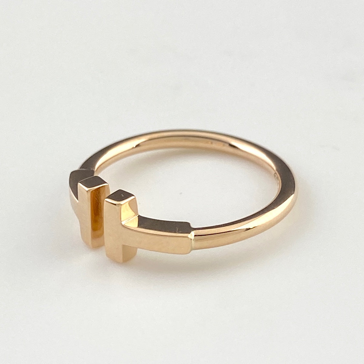 Tiffany Tワイヤー ティーワイヤー リング 750 K18 9号 Tiffany Tワイヤー ティーワイヤー リング 750 K18 9号