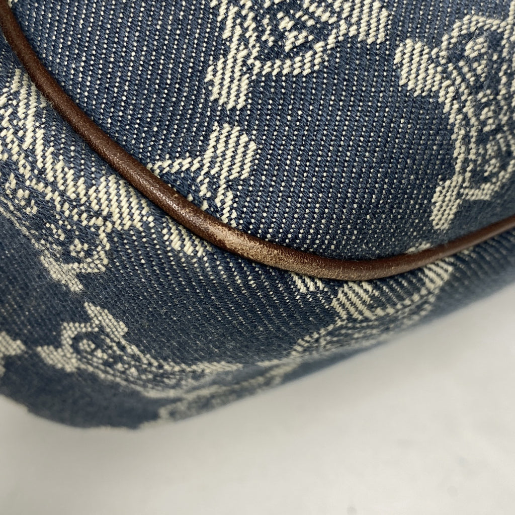 【希少サイズ】セリーヌ ショルダーバッグ デニム パリマカダム トリオンフ 極美品》 CELINE パリマカダム デニム ショルダーバッグ