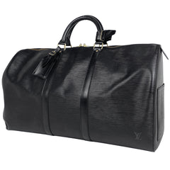 ルイ・ヴィトン キーポル 50 ハンドバッグ 旅行 ボストンバッグ エピ ノワール(ブラック) M42962 レディース 【中古】brbag