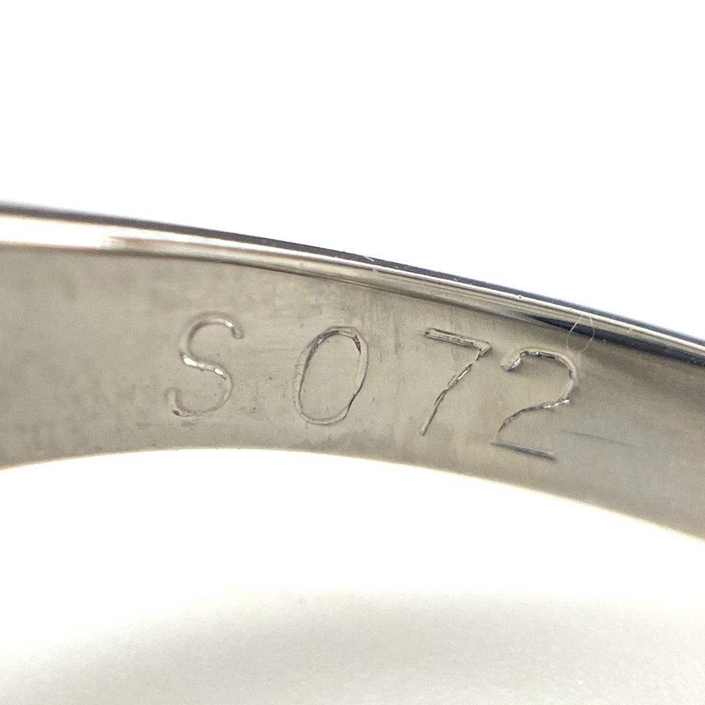 サファイア デザインリング プラチナ 指輪 メレダイヤ リング 9.5号 Pt900 サファイア ダイヤモンド レディース 【中古】nbjwl