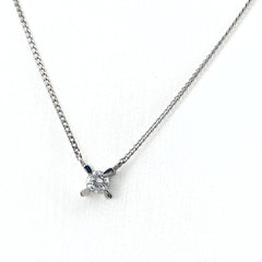 メレダイヤ デザインネックレス プラチナ ペンダント ネックレス Pt850 ダイヤモンド レディース 【中古】nbjwl