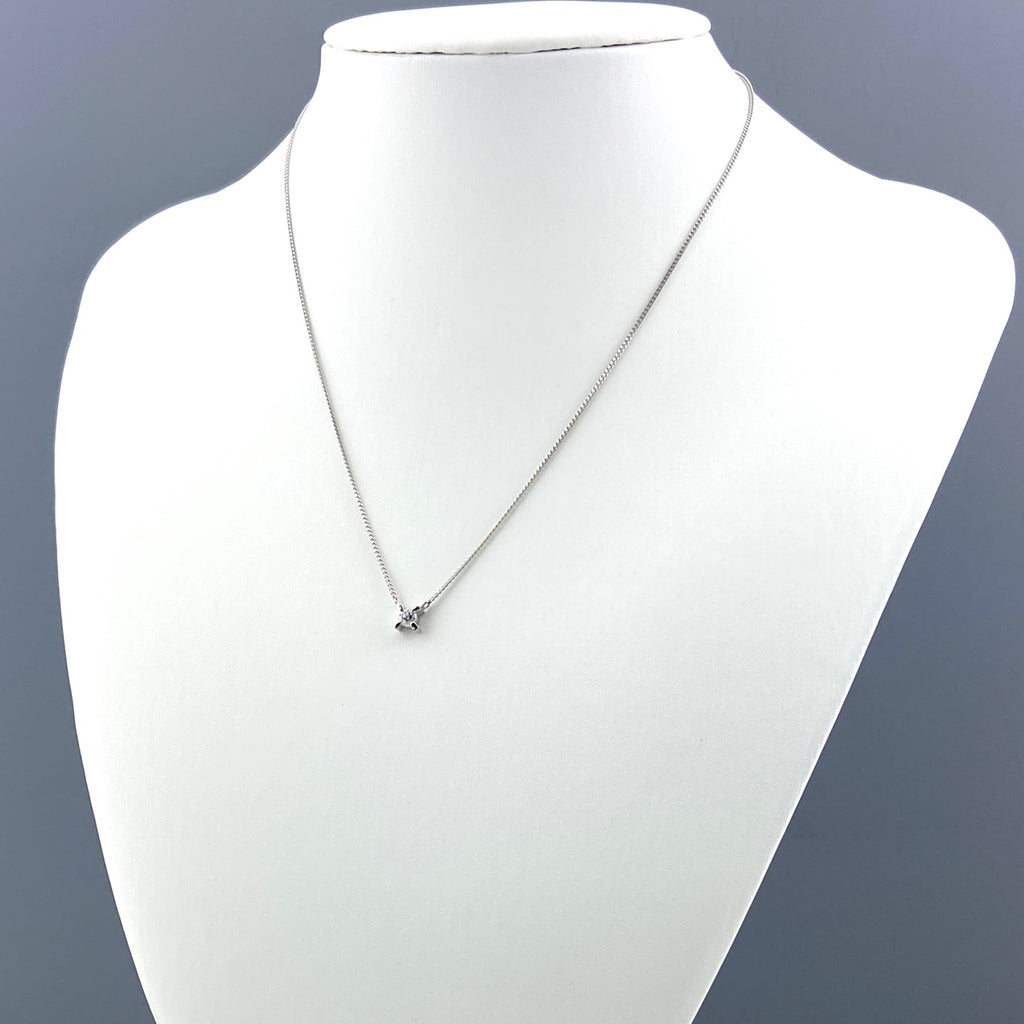 メレダイヤ デザインネックレス プラチナ ペンダント ネックレス Pt850 ダイヤモンド レディース 【中古】nbjwl