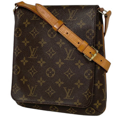 ルイ・ヴィトン ミュゼット サルサ ショート 肩掛け ショルダーバッグ モノグラム ブラウン M51258 レディース 【中古】brbag